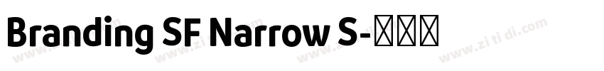 Branding SF Narrow S字体转换